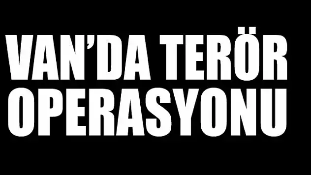 Van'da terör operasyonu