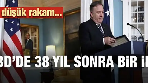 ABD'de 38 yıl sonra bir ilk!