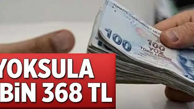 Yoksula 4 bin 368 TL 