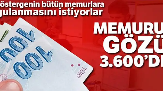 Memurun gözü 3.600'de