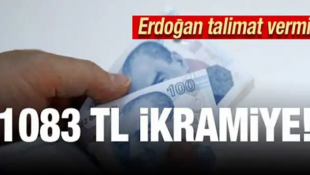 Kamu işçilerine bin 83 TL ikramiye