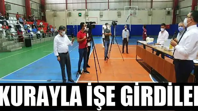 KURAYLA İŞE GİRDİLER