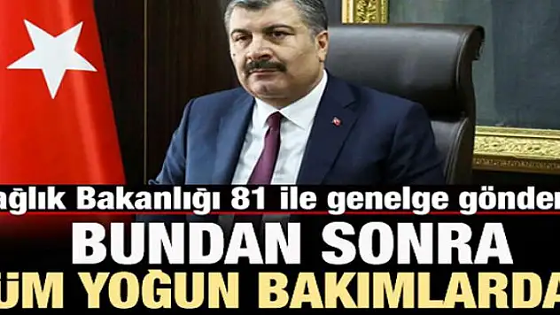 Sağlık Bakanlığından yoğun bakım açıklaması