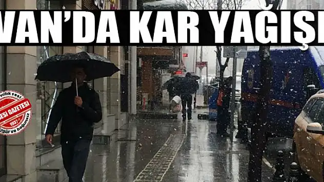 Van'da kar yağışı