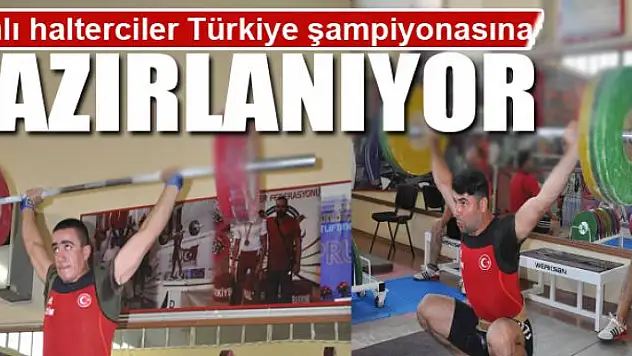 Vanlı halterciler Türkiye şampiyonasına hazırlanıyor