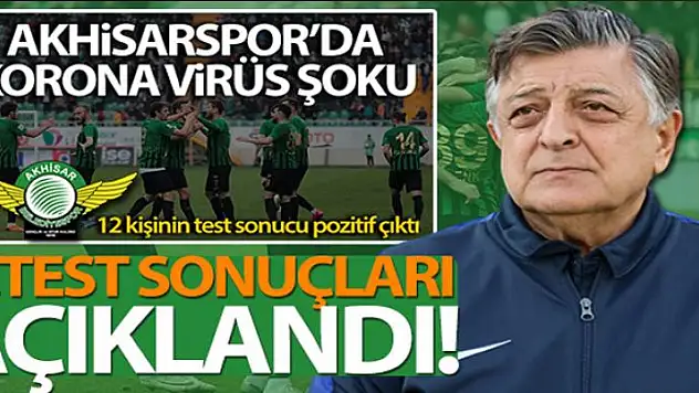 Akhisarspor'da 2.koronavirüs test sonuçları açıklandı