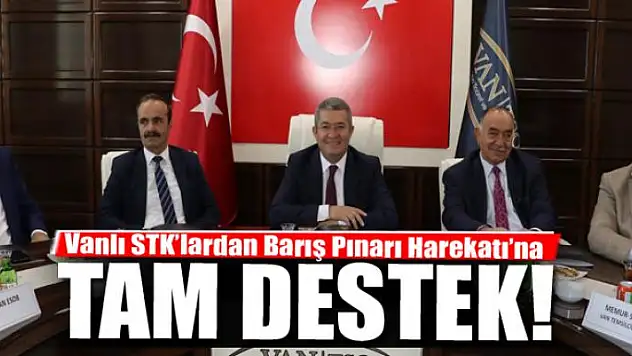Van'dan 'Barış Pınarı Harekatı'na destek