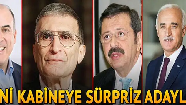 Yeni kabineye sürpriz adaylar