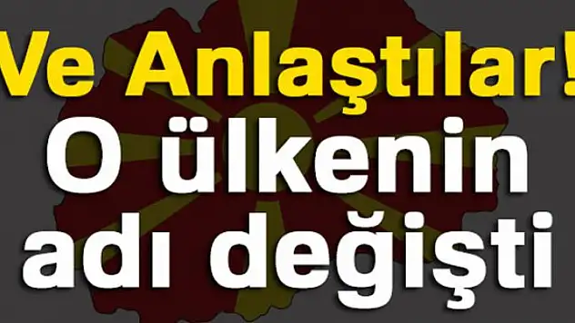 Çipras açıkladı: Makedonya'nın adı değişti