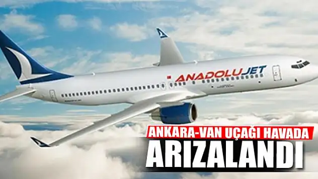 ANKARA-VAN UÇAĞI HAVADA ARIZALANDI