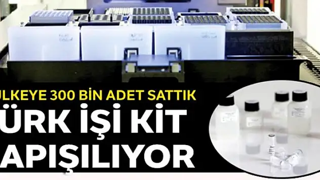 15 ülkeye toplam 300 bin kit sattık