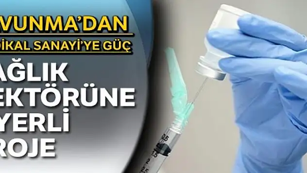 Sağlık sektörüne altı yerli proje