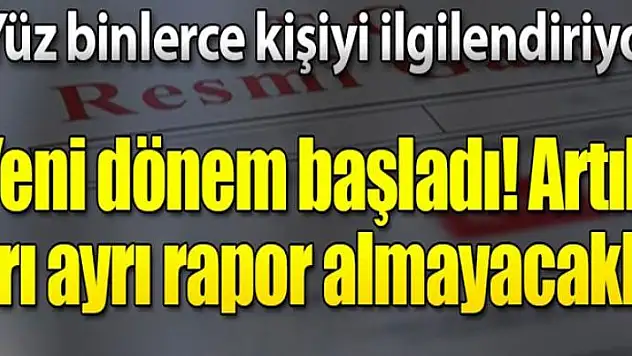 Bakan Selçuk: Engelli vatandaşlarımız ayrı ayrı rapor almayacak