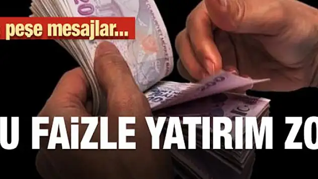 Bu faizle üretim zor