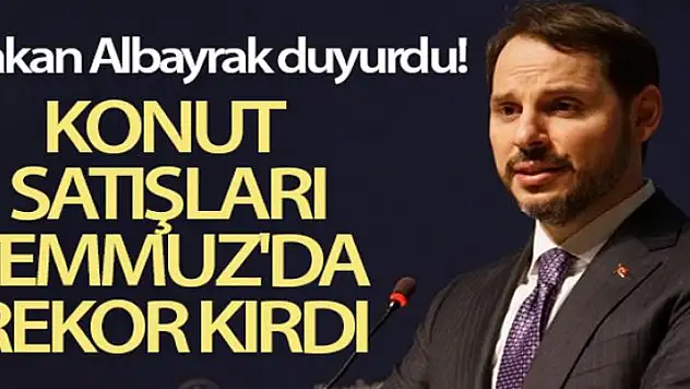 Konut satışlarında rekor! Bakan Albayrak duyurdu