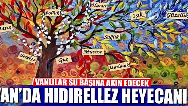 Vanlılar su başına akın edecek