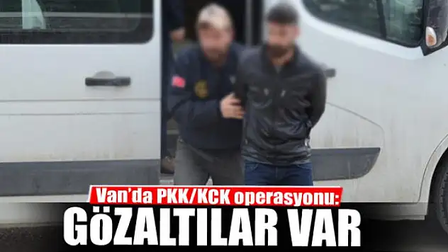 Van'da PKK/KCK operasyonu: 5 gözaltı 