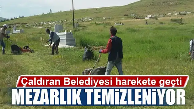 MEZARLIK TEMİZLENİYOR
