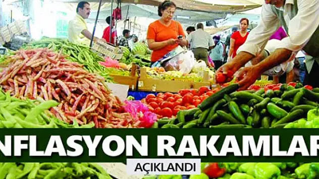 Enflasyon rakamları açıklandı