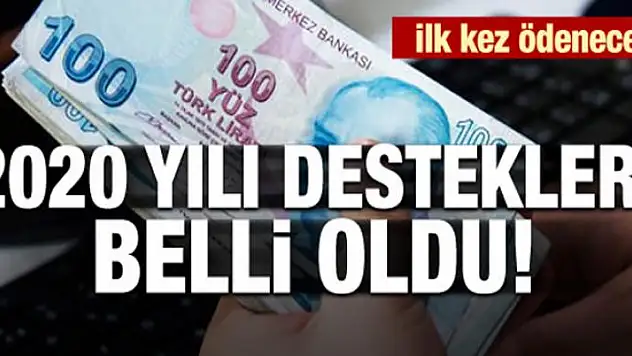 Çiftçinin 2020 yılı destekleri belli oldu! İlk kez gübre parası ödenecek