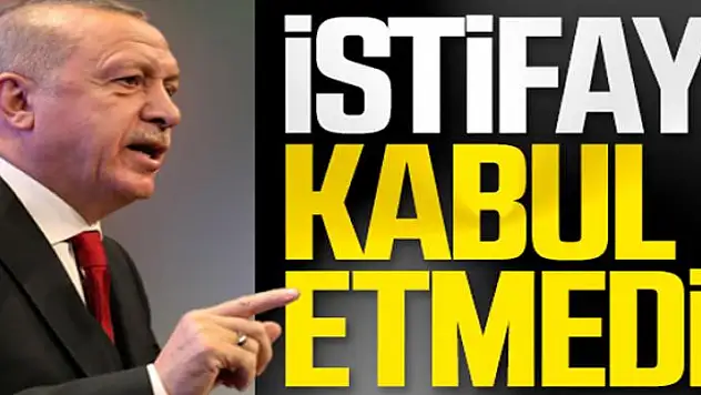 Cumhurbaşkanı Erdoğan Soylu'nun istifasını kabul etmedi.