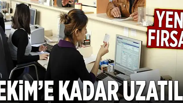 Borçluya yeni fırsat  