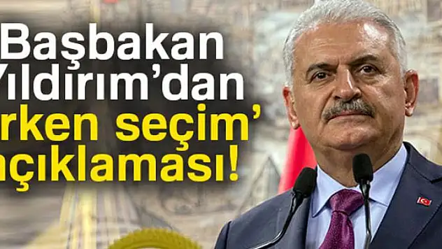 Başbakan Yıldırım: 'Süreç hemen başlayacak'