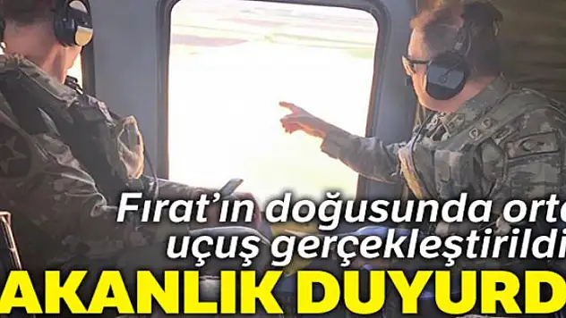 MSB: '2 Türk ve 2 ABD helikopteri, üçüncü ortak uçuşunu gerçekleştirdi'