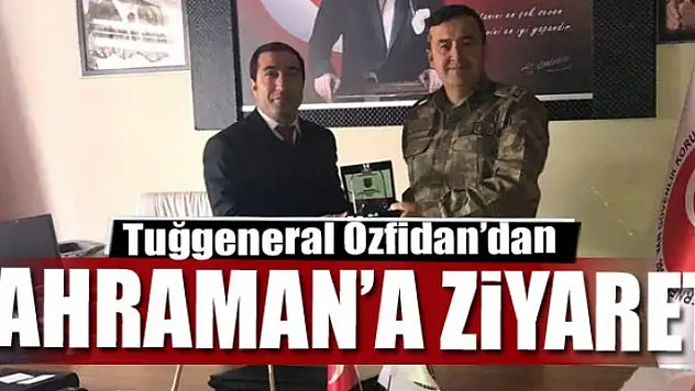 Tuğgeneral Özfidan'dan Başkan Kahraman'a ziyaret