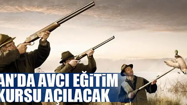 Van'da avcı eğitim kursu açılacak