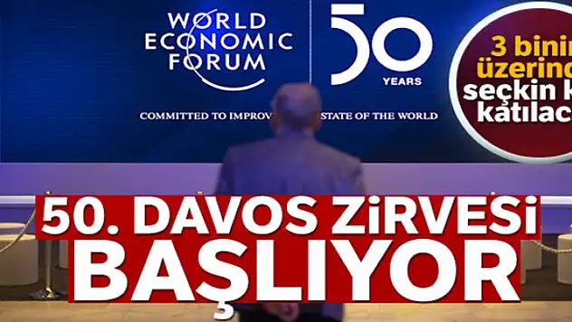 Davos Zirvesi başlıyor