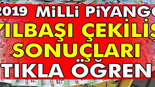 Milli Piyango Çekiliş Sonuçları