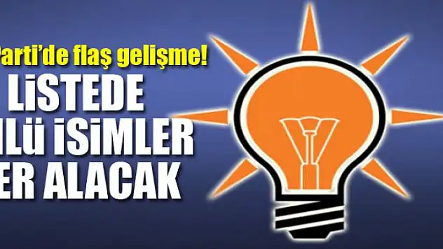 AK Parti'de flaş gelişme!