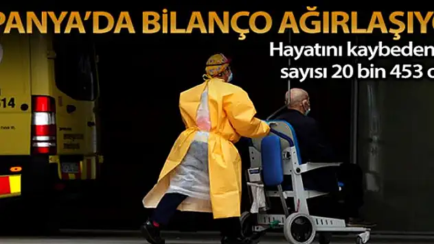 İspanya'da son 24 saatte 410 kişi koronadan öldü
