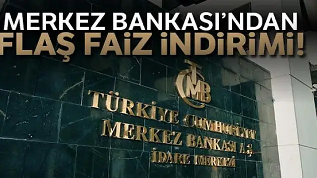 Merkez Bankası faiz indirdi
