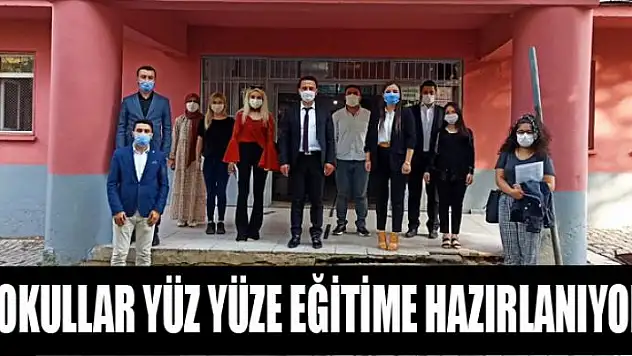 Çatak'ta okullar yüz yüze eğitime hazırlanıyor