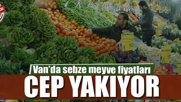 Van'da sebze meyve fiyatları cep yakıyor