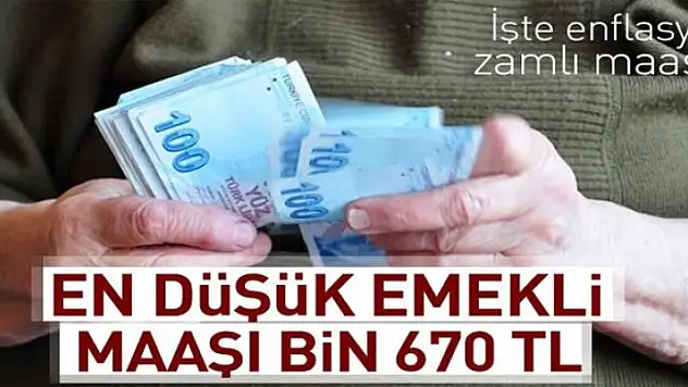 SSK emeklisine en az bin 670 TL 
