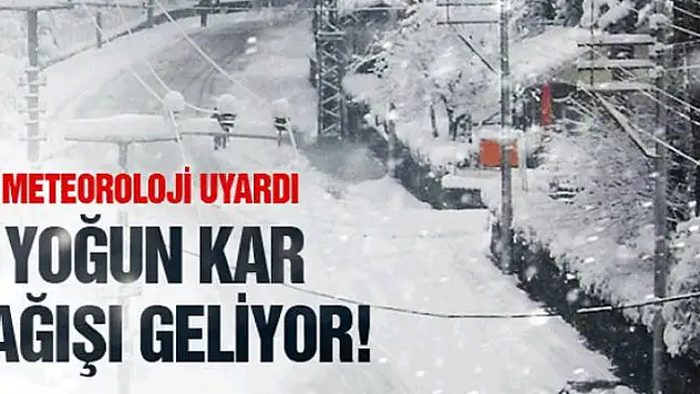 Meteorolojiden kar yağışı uyarısı