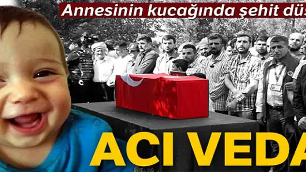Annesinin kucağında şehit düştü