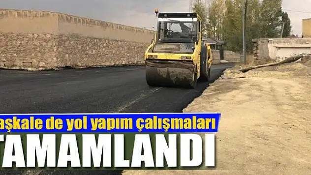 Başkale de yol yapım çalışmaları