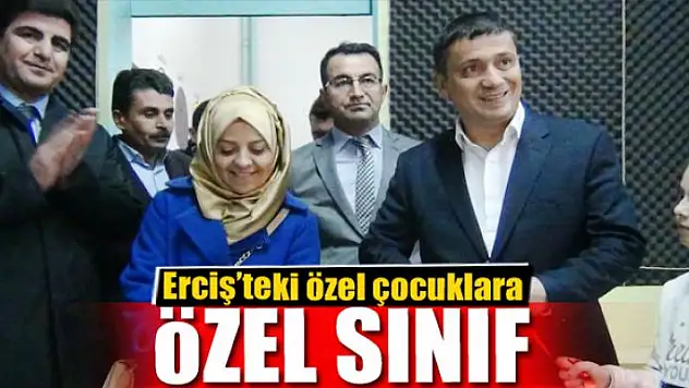 Erciş'teki özel çocuklara özel sınıf