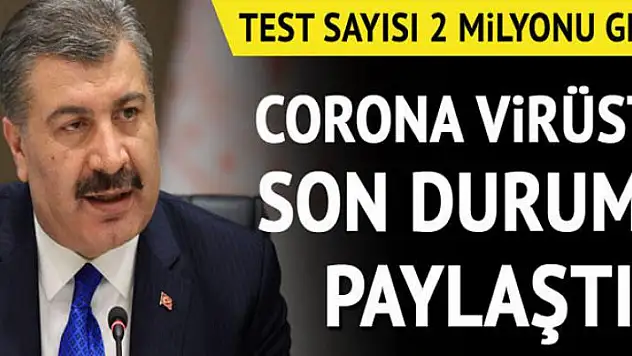 Sağlık Bakanlığı: 'Son 24 saatte korona virüsten 26 kişi hayatını kaybetti'