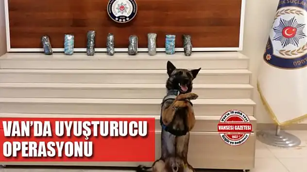 Van'da uyuşturucu operasyonu