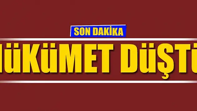 Kosova'da hükümet düştü