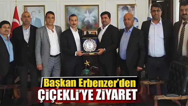 Başkan Erbenzer'den Çiçekli'ye ziyaret 