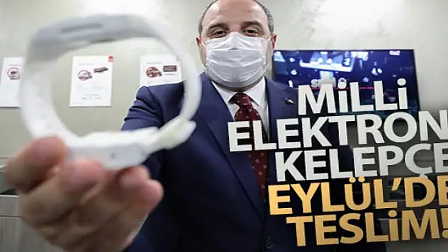Milli elektronik kelepçe Eylül'de teslim