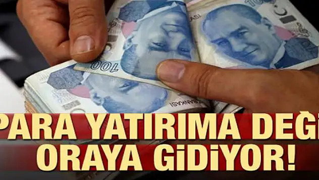 Para yatırıma değil faize gidiyor