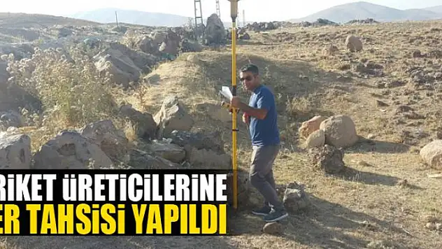 Briket üreticilerine yer tahsisi yapıldı