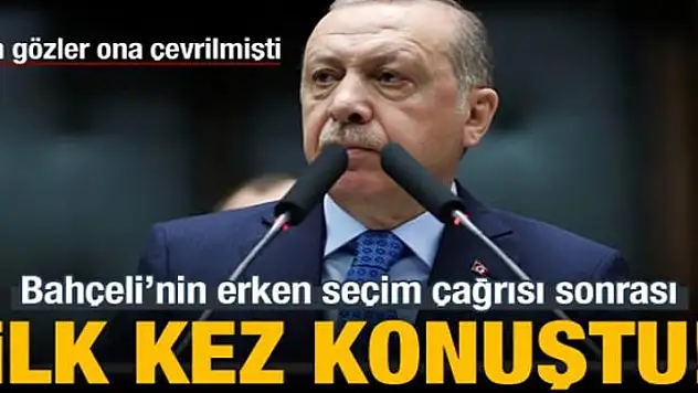 Bahçeli'nin teklifine Erdoğan'dan ilk cevap!